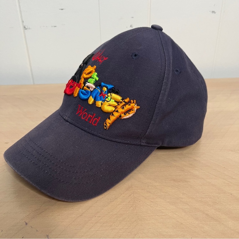 Walt Disney World Kids Cap with Colorful Embroidery Navy Snapback